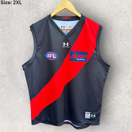 ESSENDON BOMBERS UNDER ARMOUR JERSEY