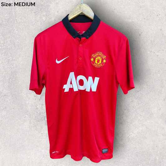 Manchester United 2013-2014 Nike Home Red Football Jersey
