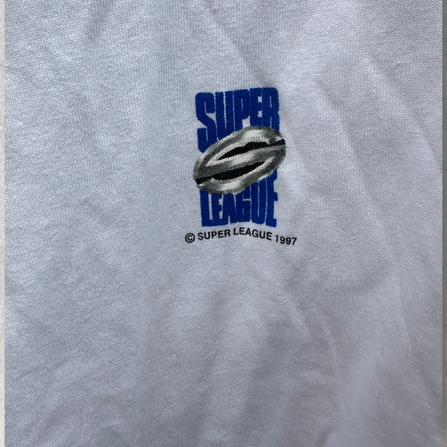 Canterbury Bulldogs Superleague Vintage White Rugby League Shirt