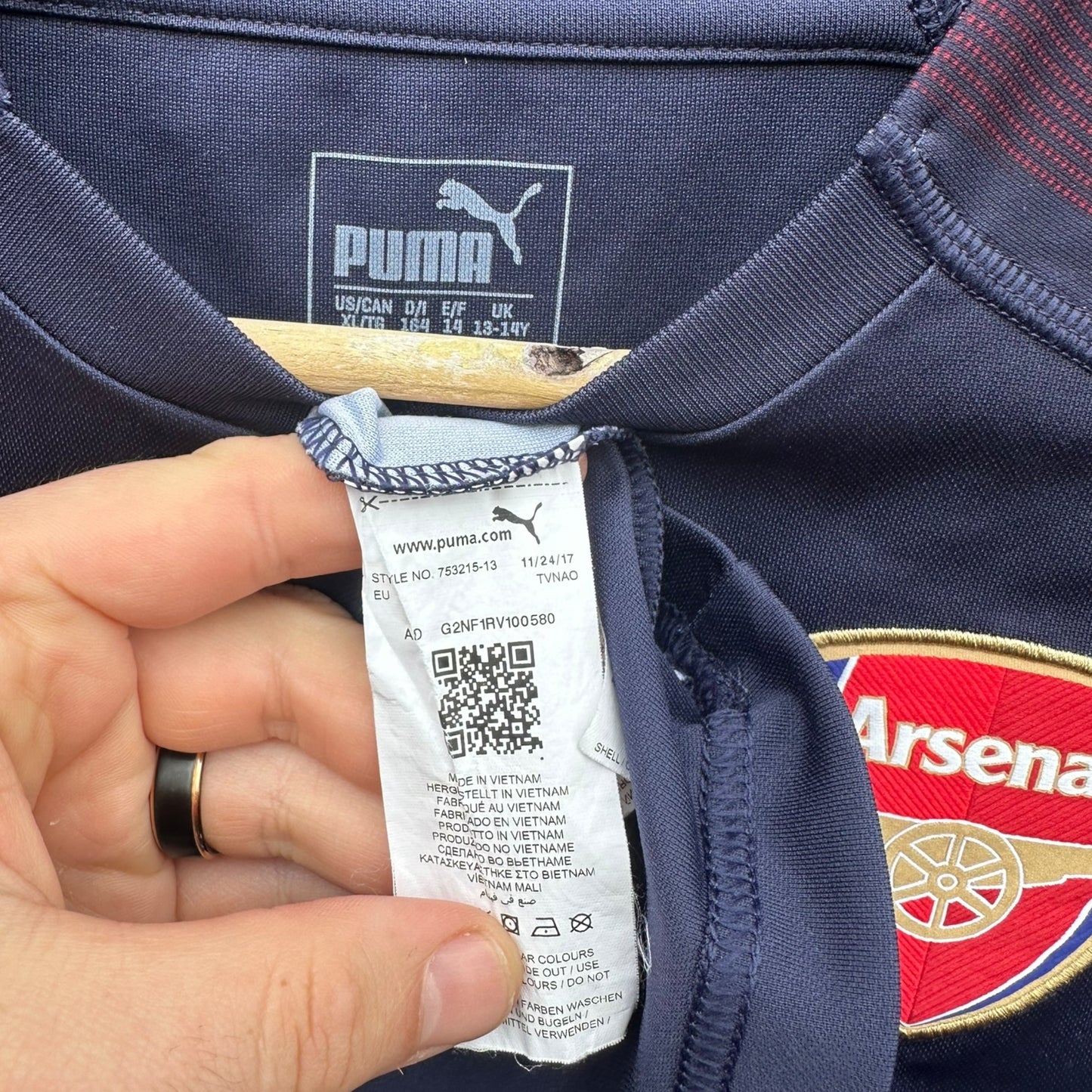 Arsenal FC 2018-2019 Away Puma Football Kids Jersey