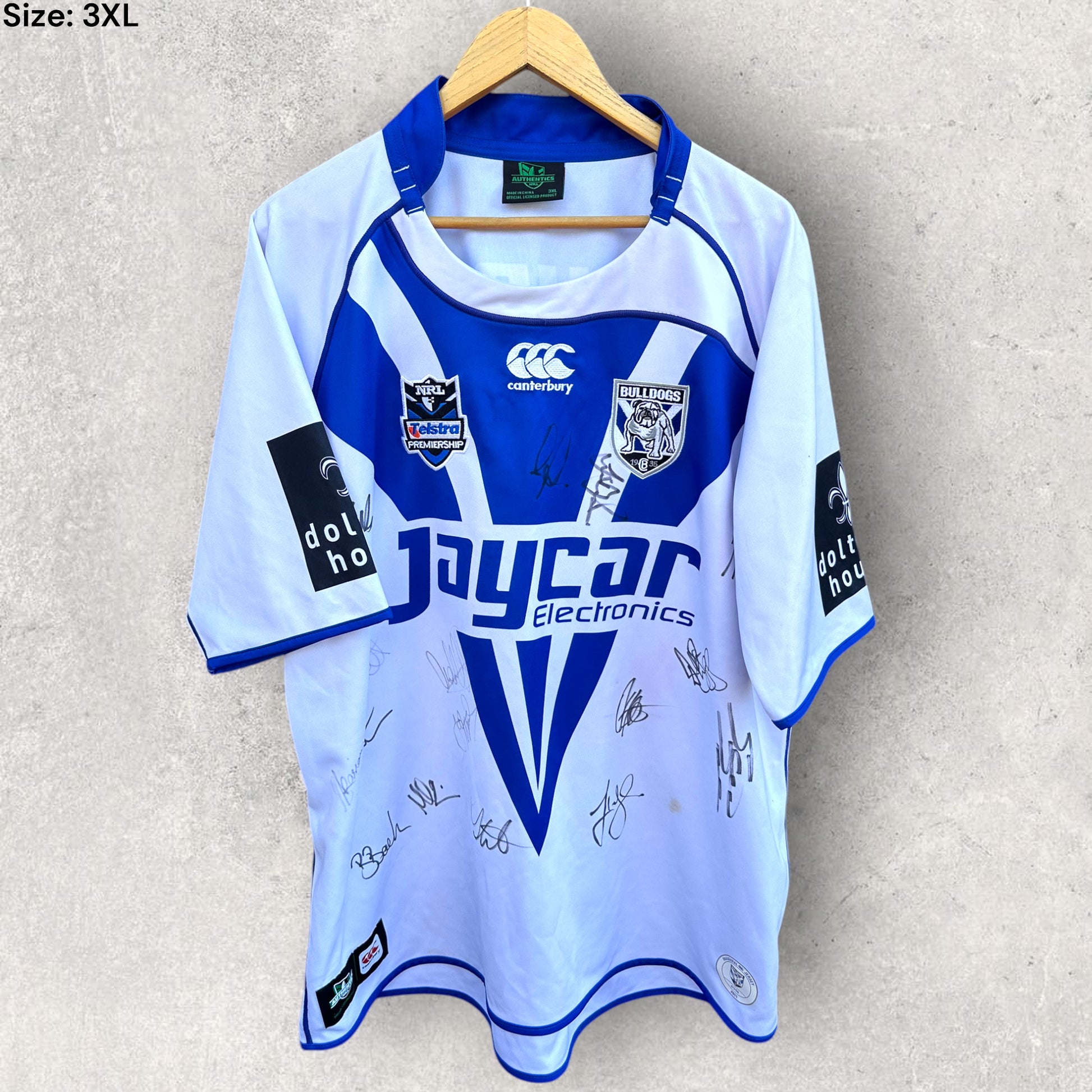 Away Jersey Signed Bulldogs Jersey Buy 2022 Canterbury Bulldogs