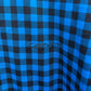 CARHARTT BLUE & BLACK CHECKERED FULL ZIP JACKET