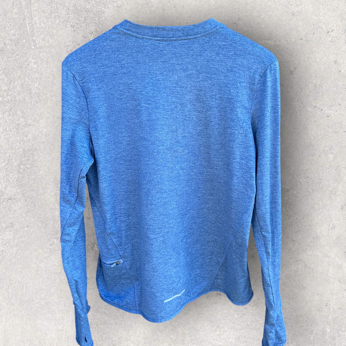 NIKE DRI-FIT SWIFT UV WOMENS CREW-NECK RUNNING TOP GREY
