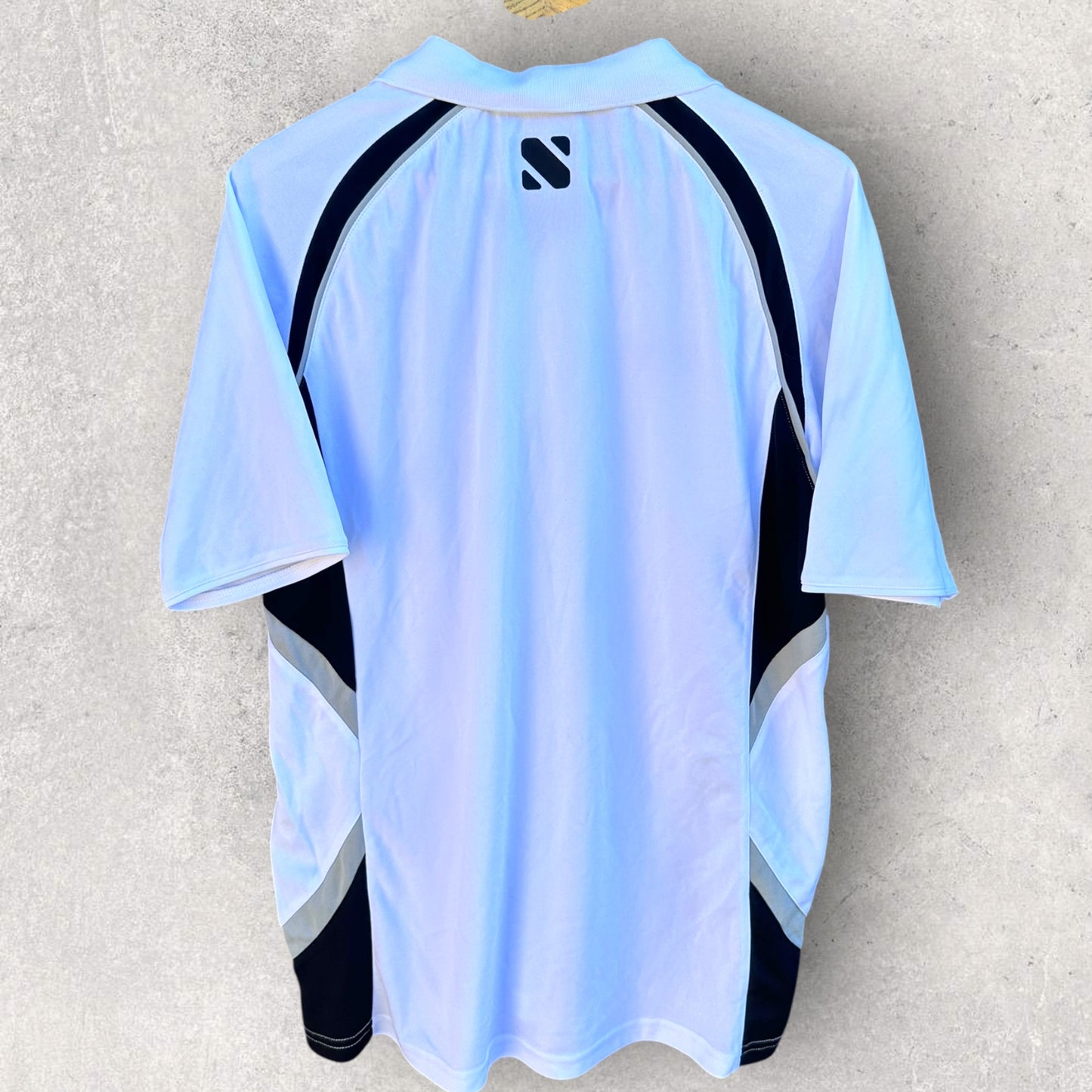WESTERN SUBURBS MAGPIES RUGBY LEAGUE VICTA WHITE POLO SHIRT