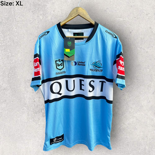 Cronulla Sharks 2025 NRLW Home Jersey Brand New With Tags