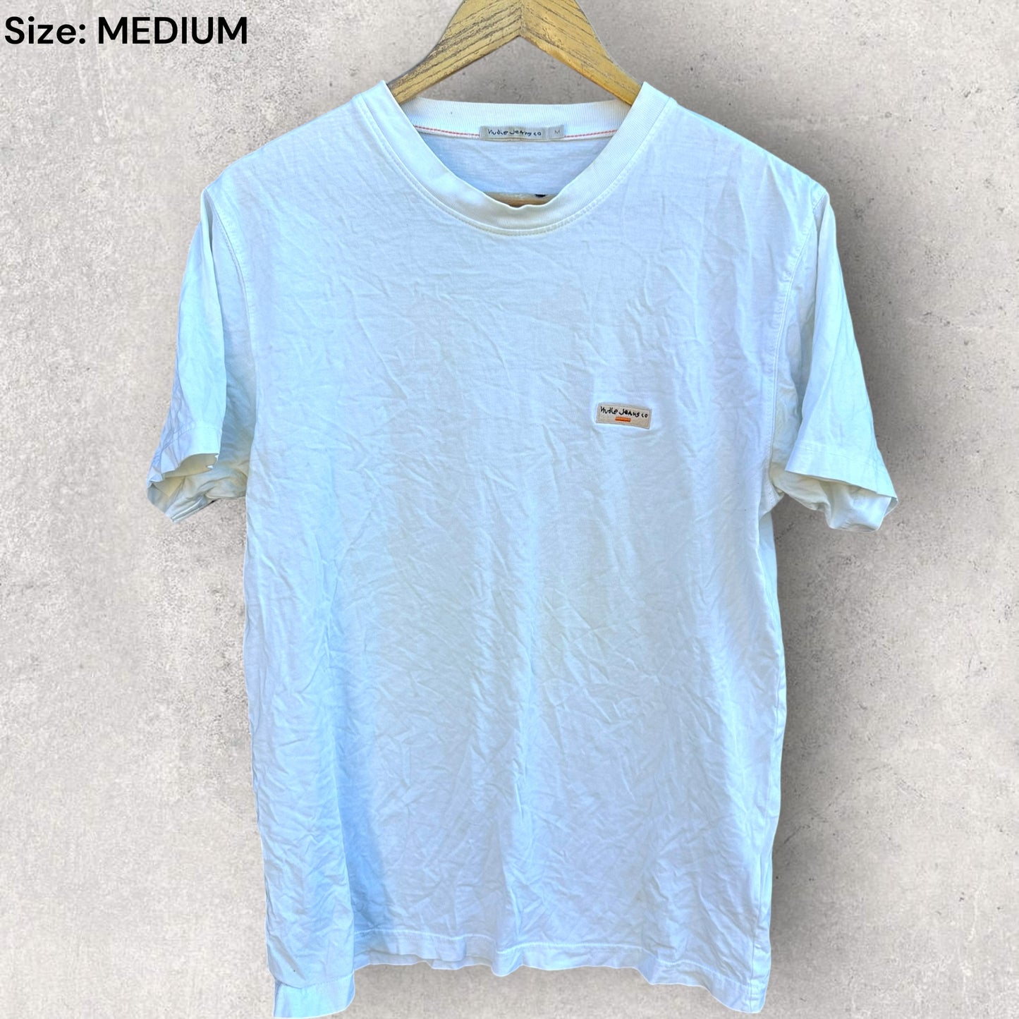 Nudie Jeans White Short Sleeve Shirt