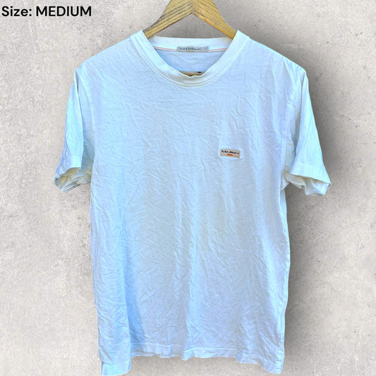 Nudie Jeans White Short Sleeve Shirt