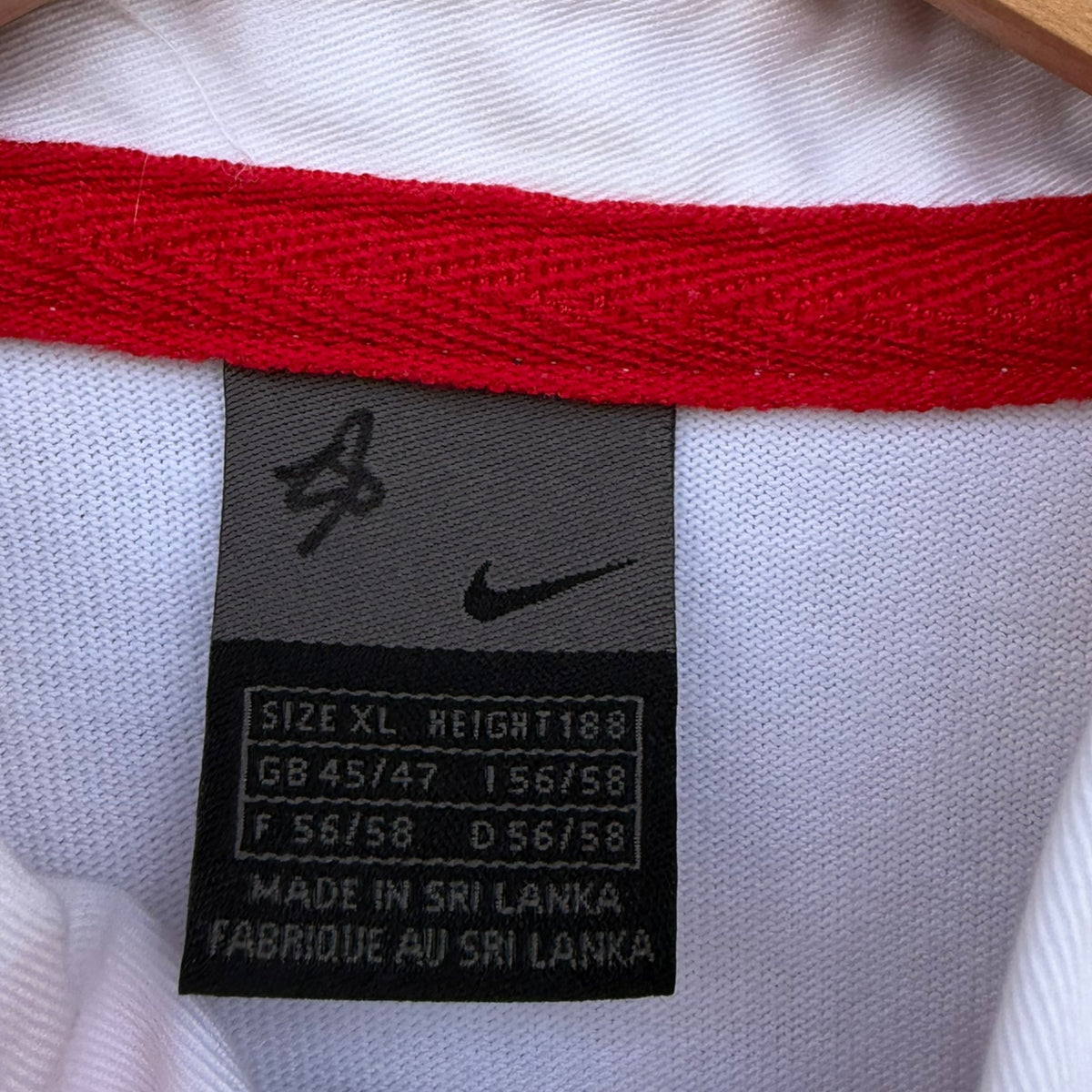 England 2003 Rugby World Cup Nike Vintage Long Sleeve Jersey