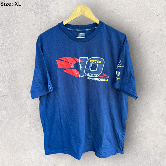 MARCUS AMBROSE PIRTEK RACING 2003 BLUE SHIRT