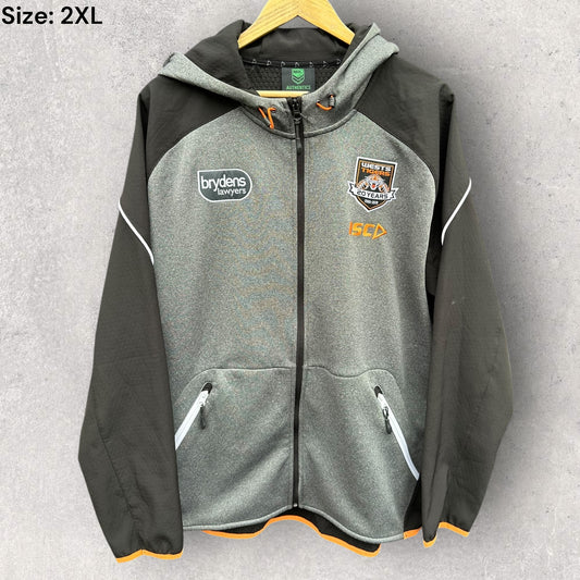 Wests Tigers 2019 ISC 20th Anniversary Full Zip Hooded Jacket Nrl