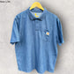 CARHARTT BLUE SHORT SLEEVE POLO SHIRT