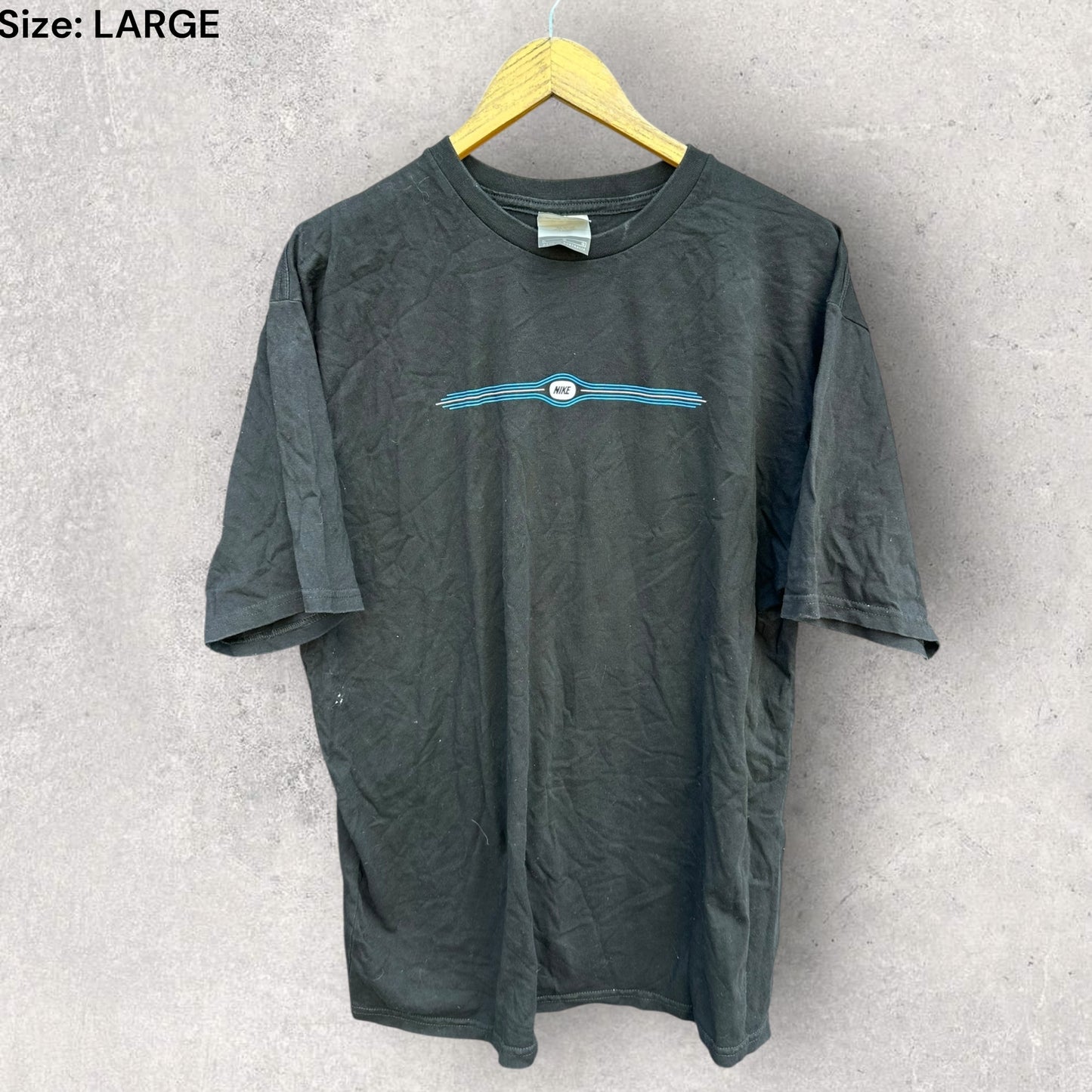 NIKE VINTAGE BLACK SHORT SLEEVE T-SHIRT