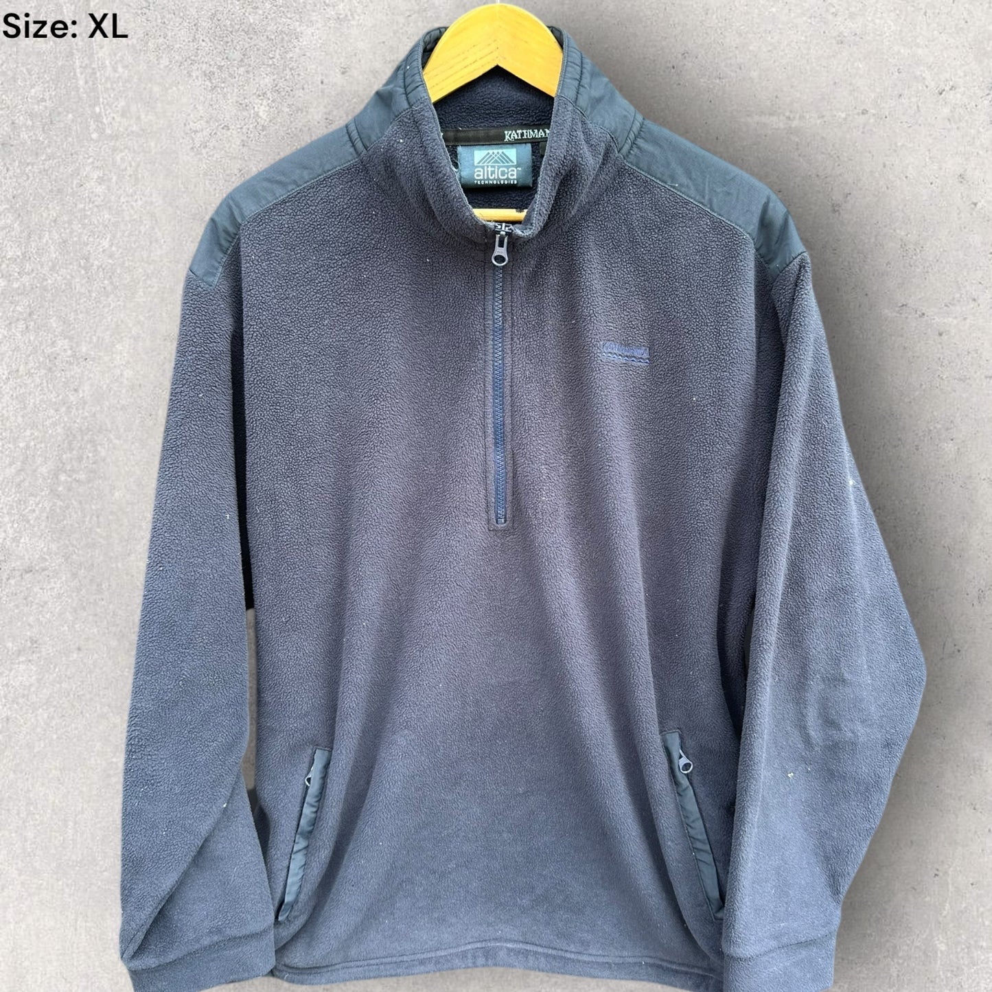 KATHMANDU ALTICA VINTAGE HALF ZIP FLEECE JUMPER