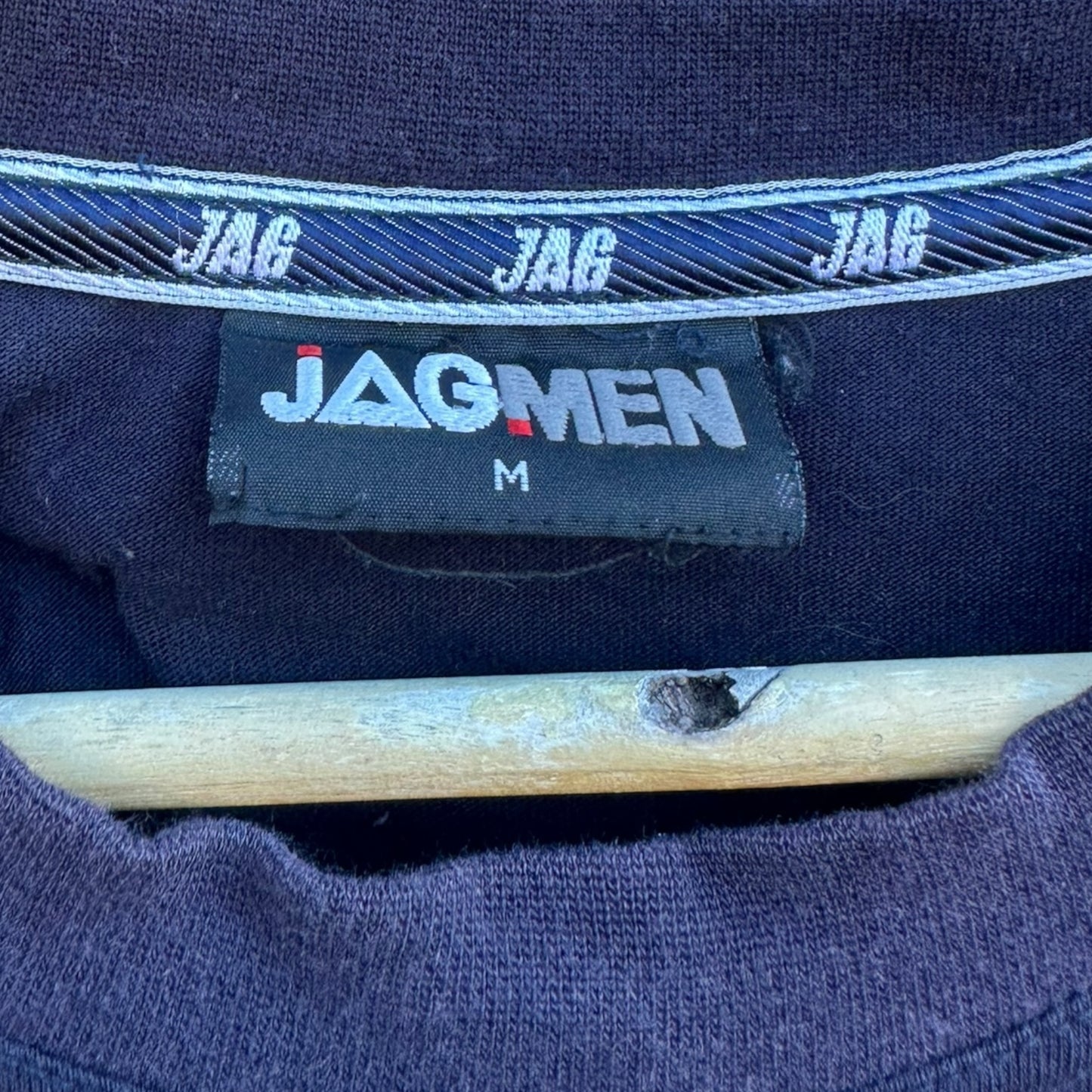 Jag Men Vintage Short Sleeve Blue Shirt