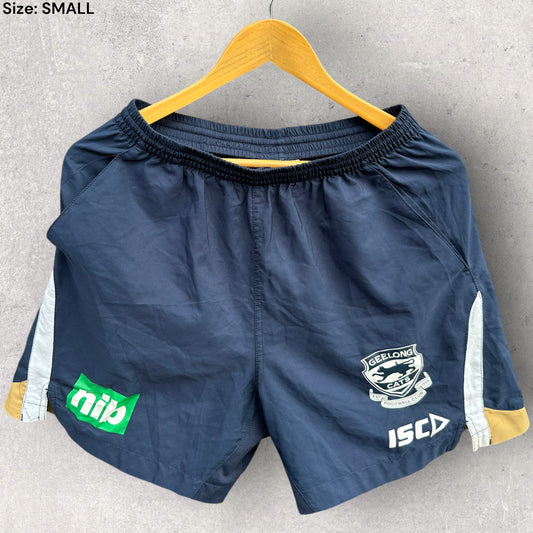 GEELONG CATS ISC GREY TRAINING SHORTS