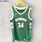 GIANNIS ANTETOKOUNMPO MILWAUKEE BUCKS NIKE NBA JERSEY