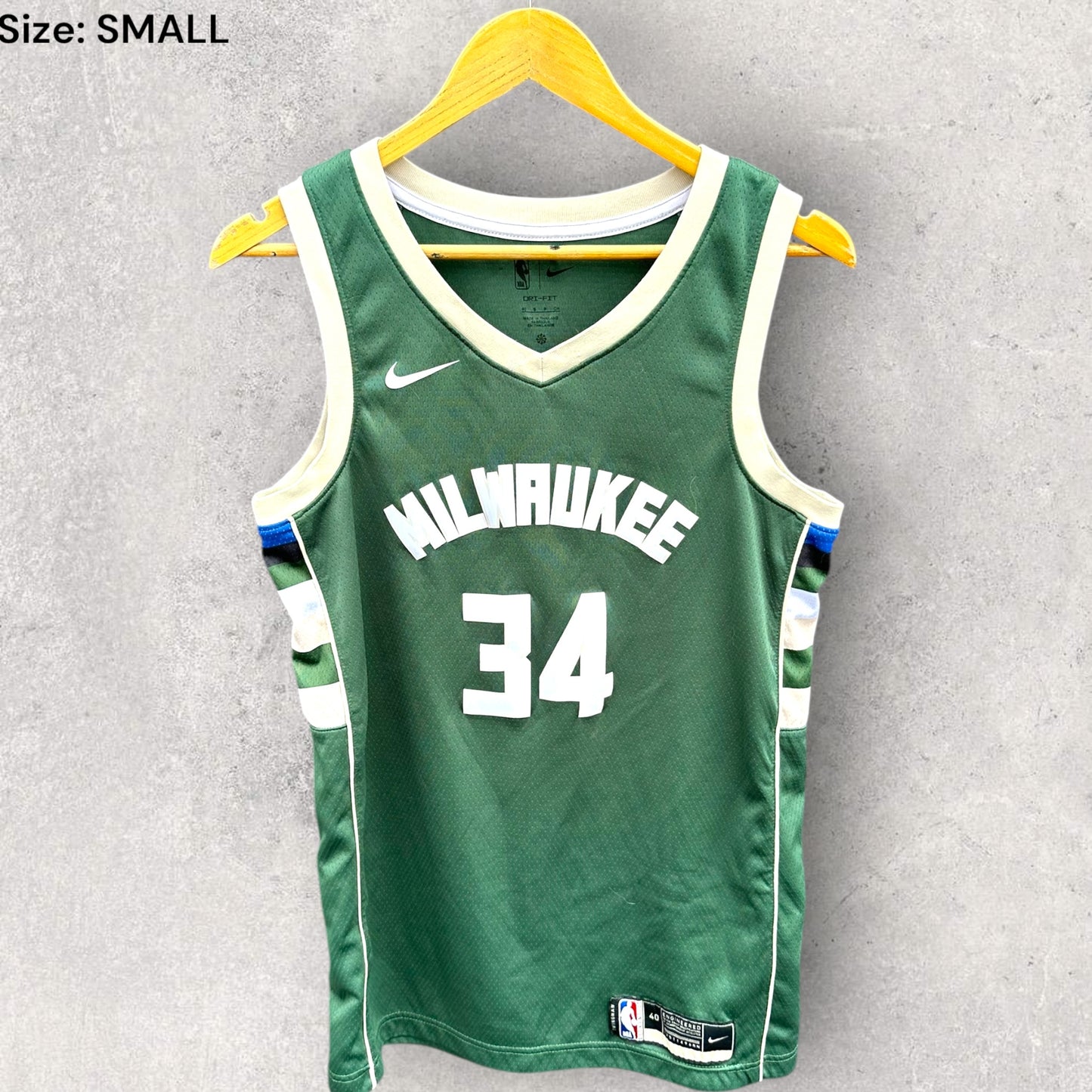 GIANNIS ANTETOKOUNMPO MILWAUKEE BUCKS NIKE NBA JERSEY