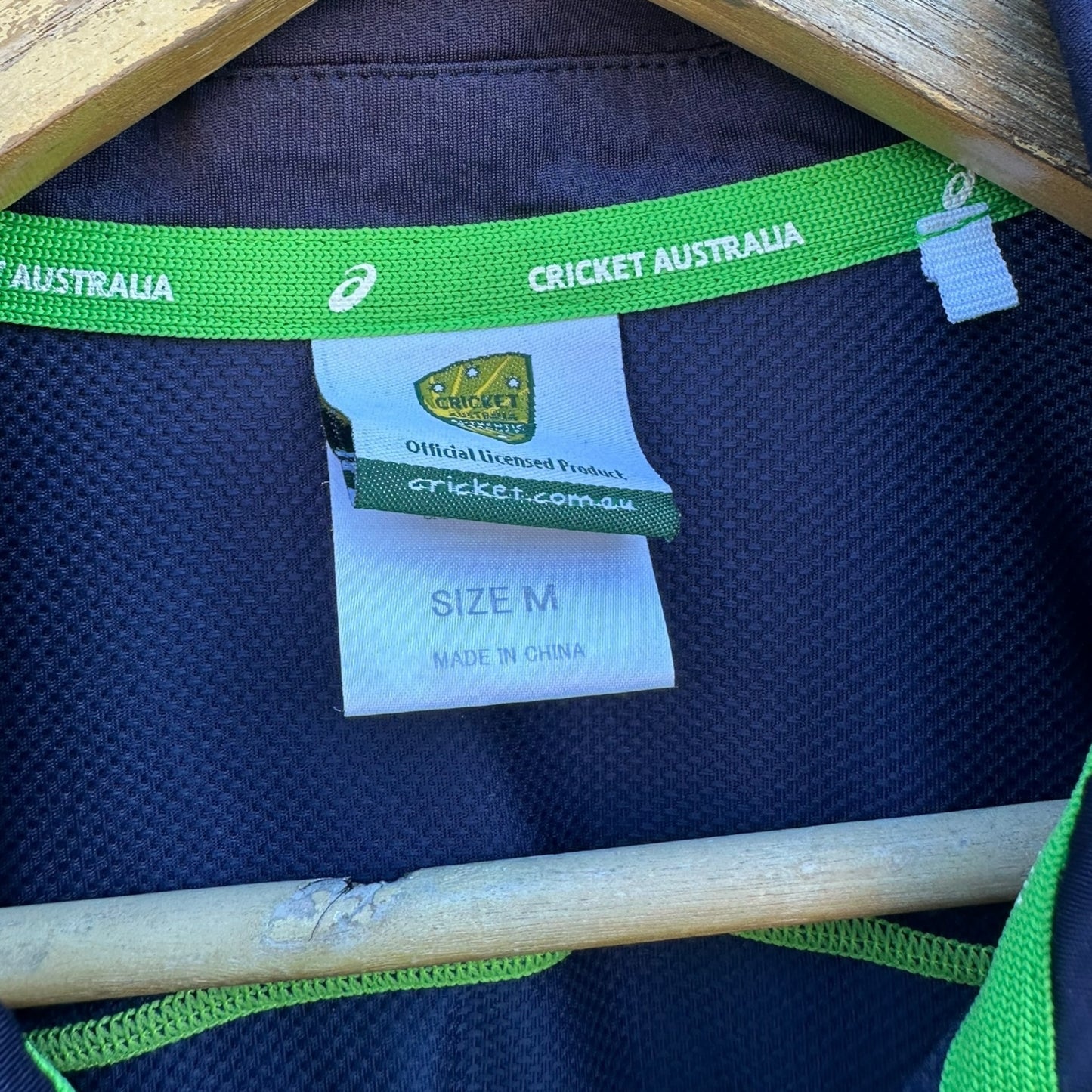 CRICKET AUSTRALIA ASICS BLUE POLO SHIRT