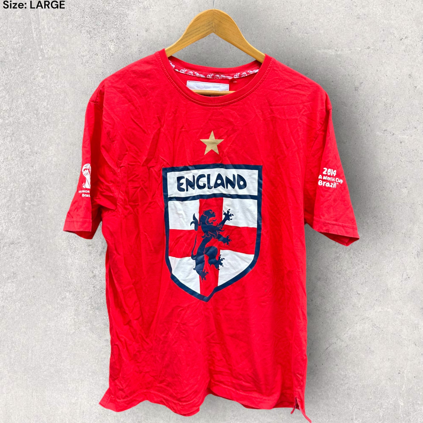 ENGLAND 2014 WORLD CUP SHIRT