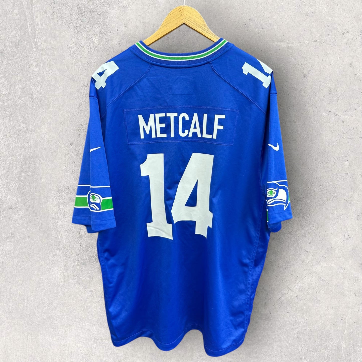 DK METCALFE SEATTLE SEAHAWKS NIKE ALTERNATE GAME JERSEY