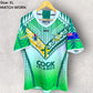COOK ISLANDS PACIFIC CHAMPIONSHIPS MATCH WORN JERSEY + SIGNED BY REUBEN PORTER
