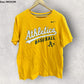 OAKLAND ATHLETICS NIKE YELLOW MLB SHIRT