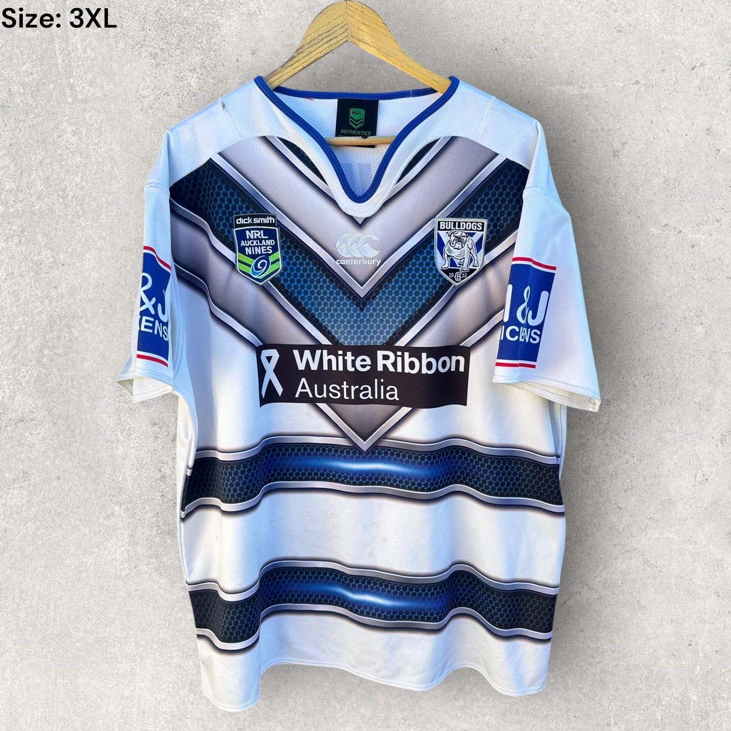 CANTERBURY BULLDOGS 2016 AUCKLAND 9s JERSEY