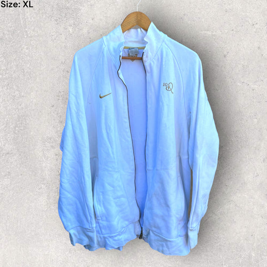 NIKE RONALDHINO R10 WHITE FULL ZIP JACKET