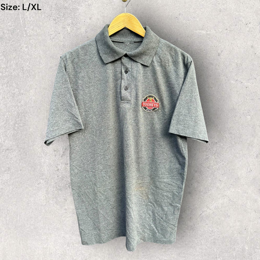 TOOHEYS NEW VINTAGE GREY POLO SHIRT