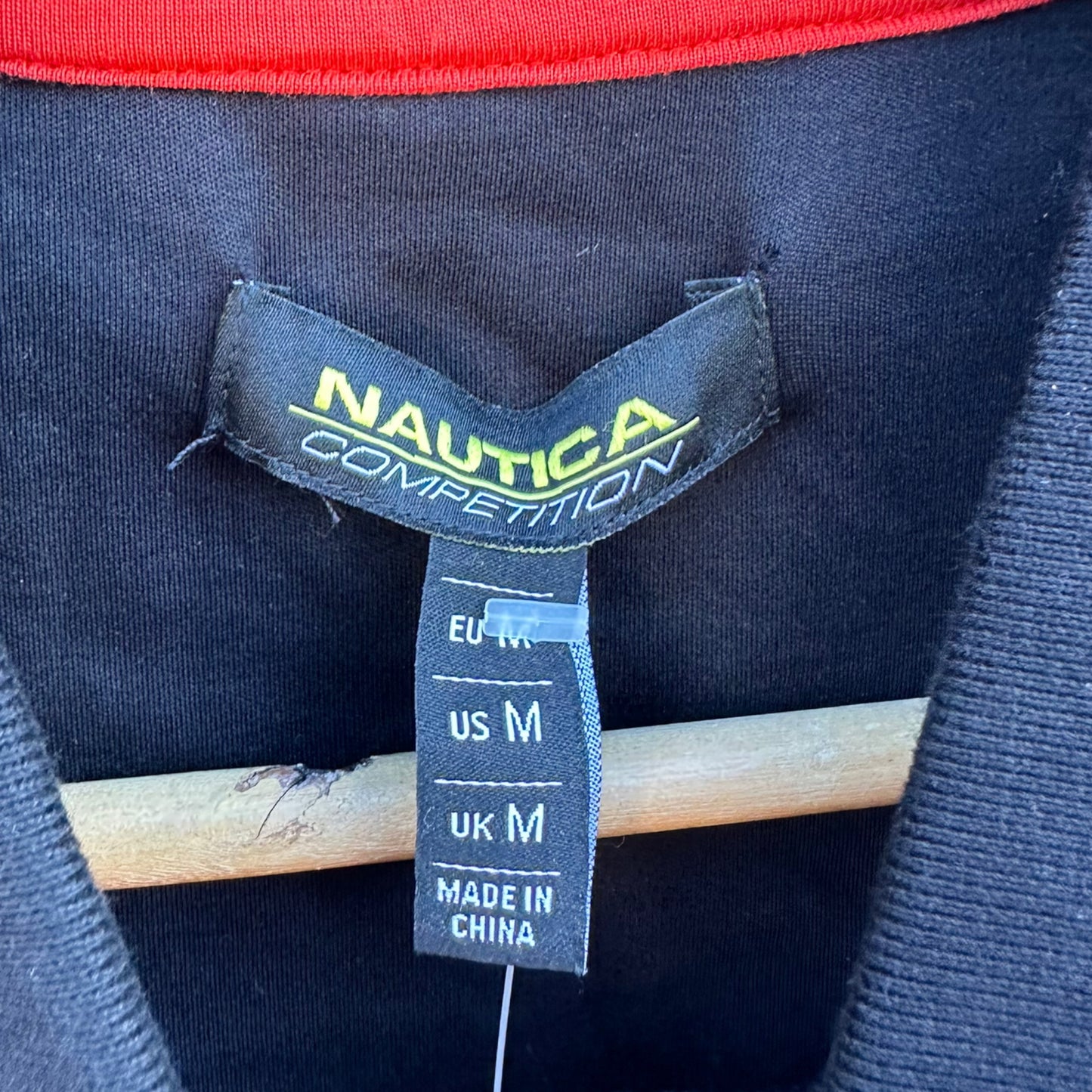 NAUTICA COMPETITION BLACK SHORT SLEEVE POLO SHIRT