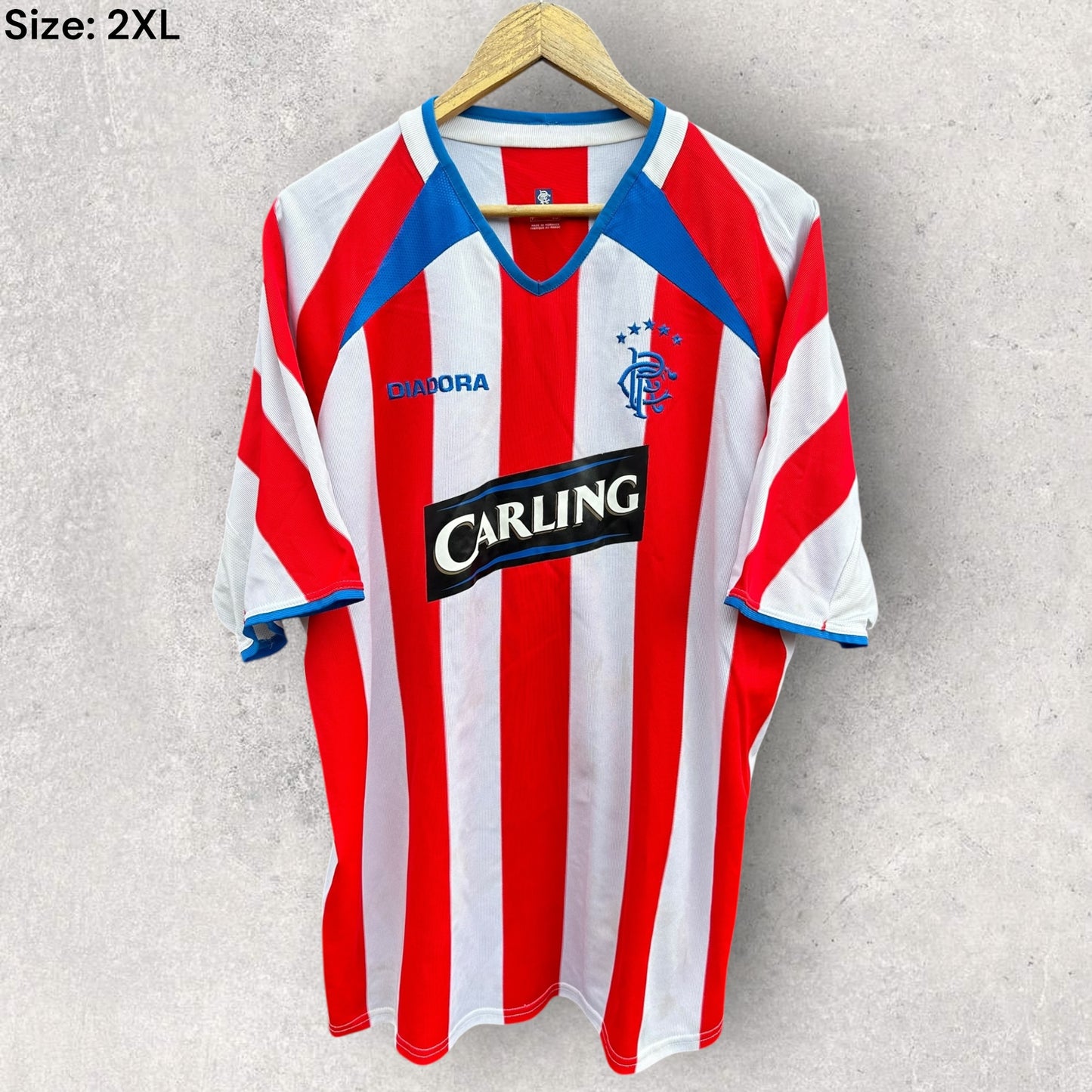Glasgow Rangers 2003-2004 DIADORA Away Football Vintage jersey