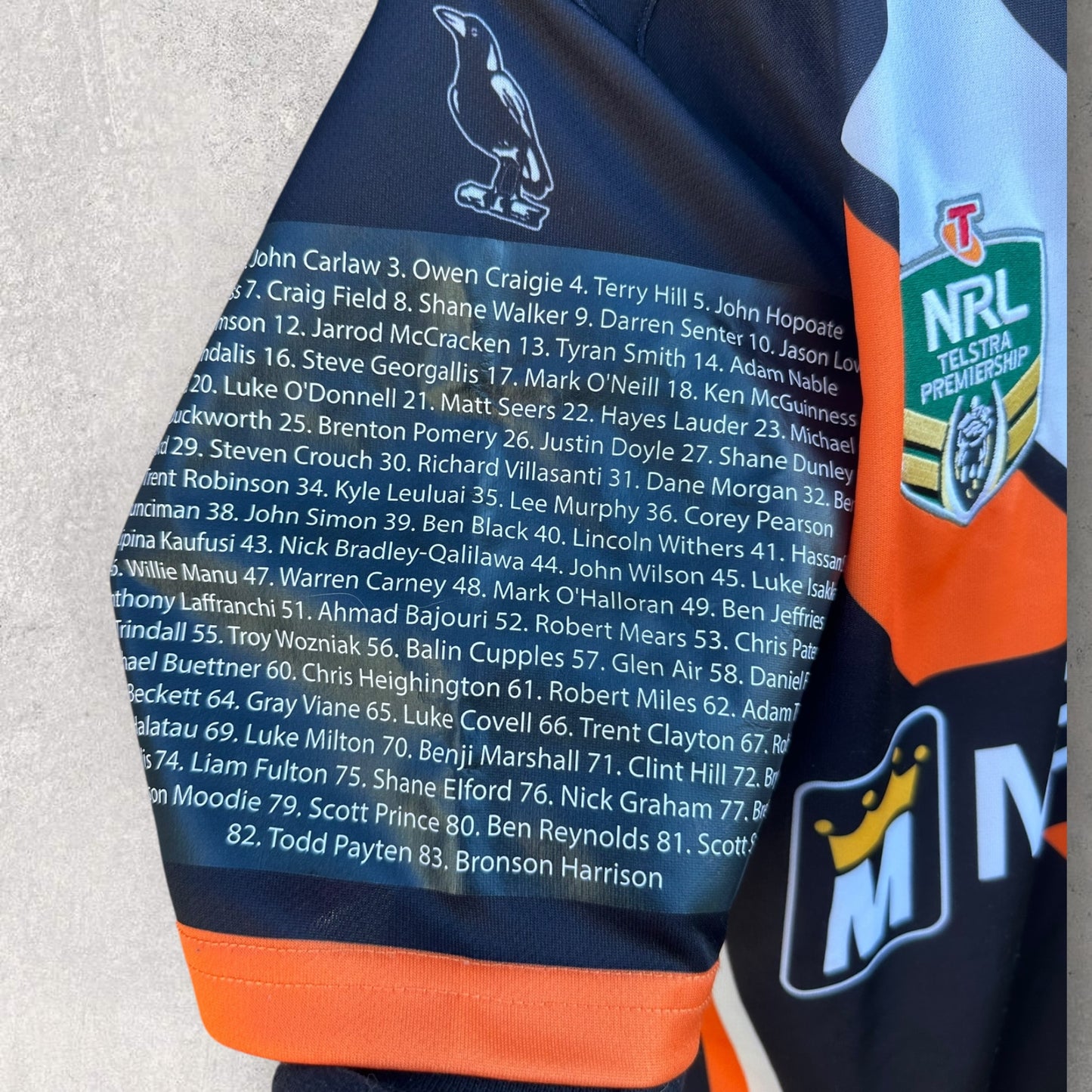 WESTS TIGERS 2014 HERITAGE X-BLADES JERSEY