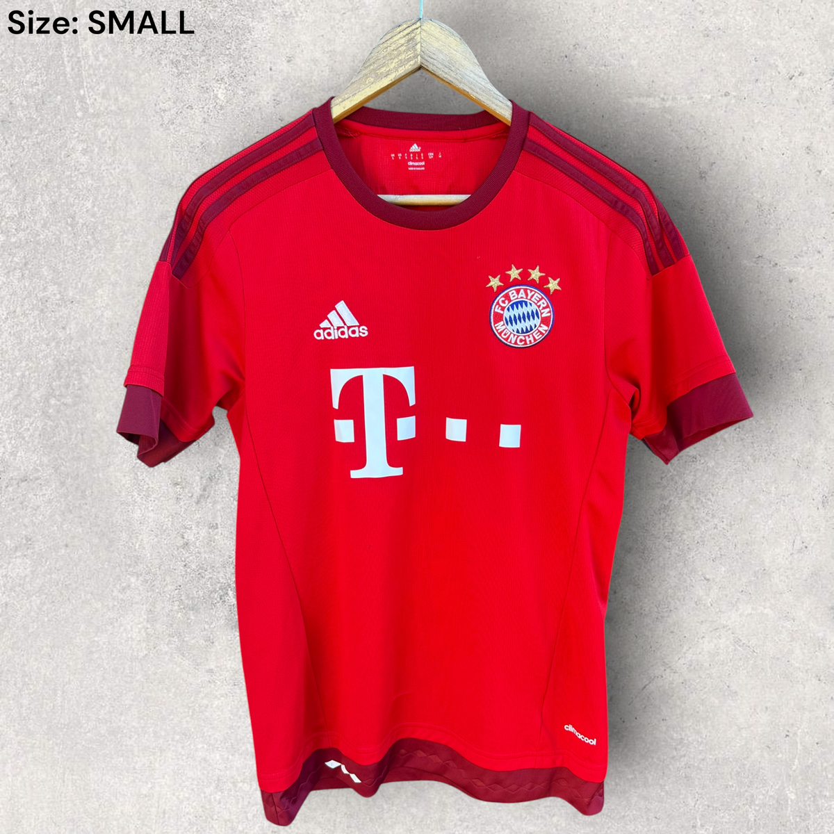 Bayern Munich 2015-2016 Adidas Home Football Jersey