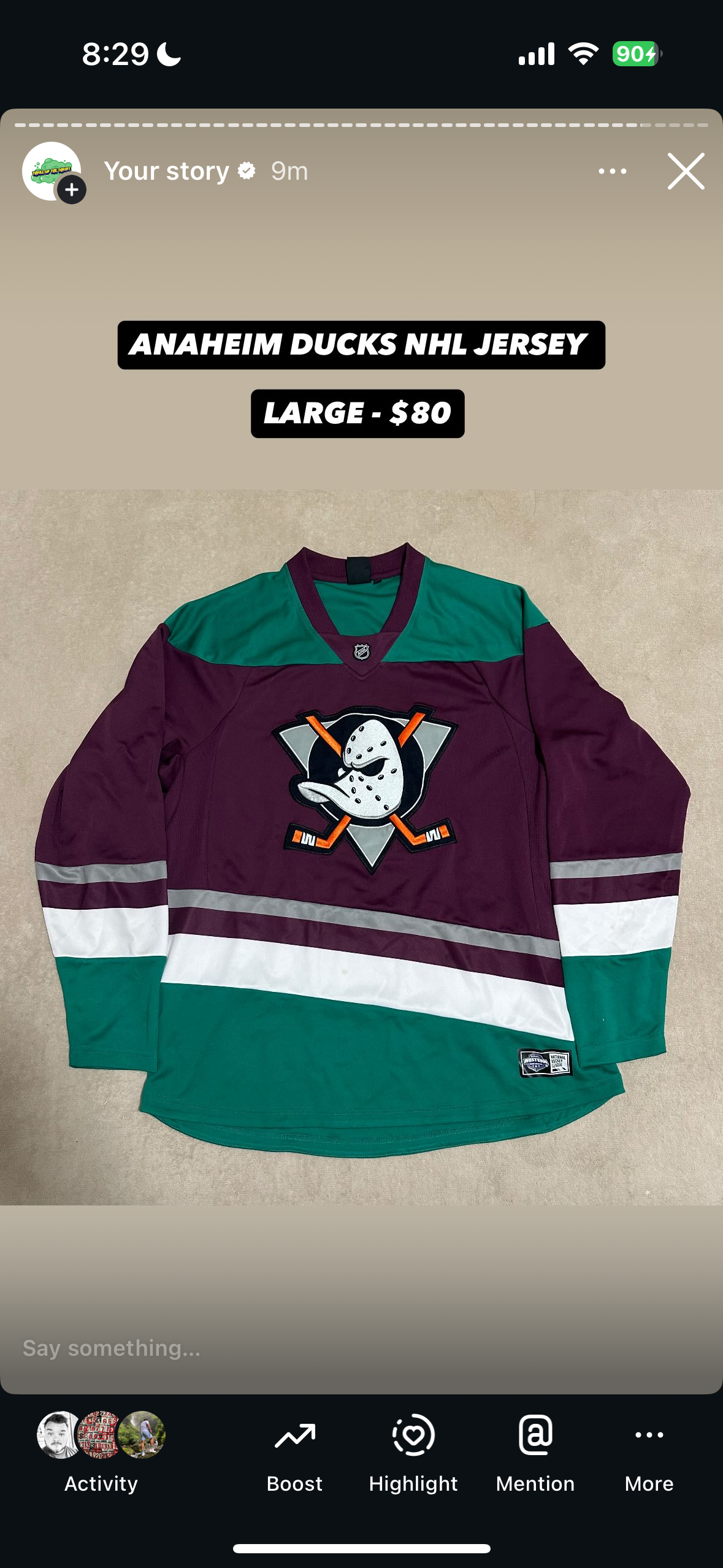 ANAHEIM DUCKS NHL JERSEY