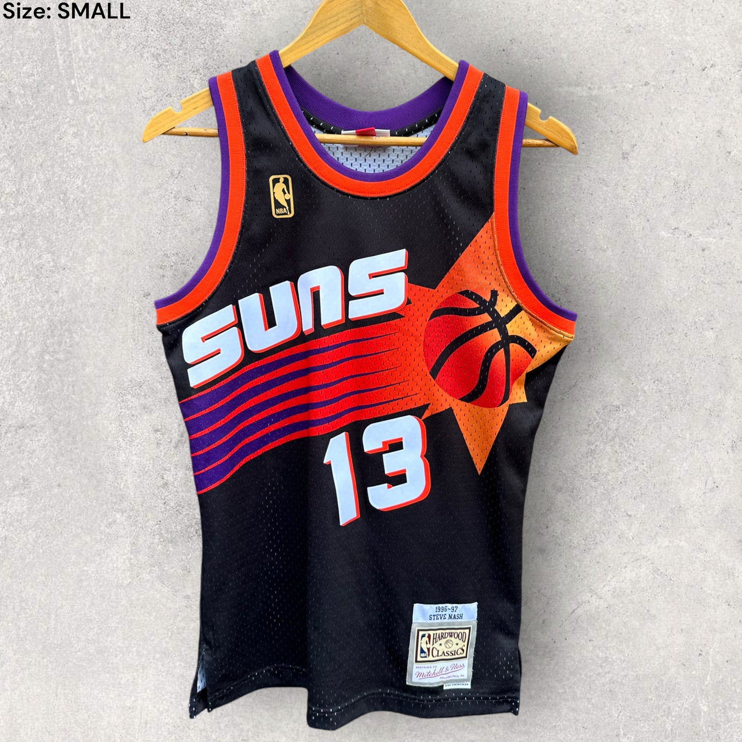 STEVE NASH PHOENIX SUNS 1996 HARDWOOD CLASSIC JERSEY