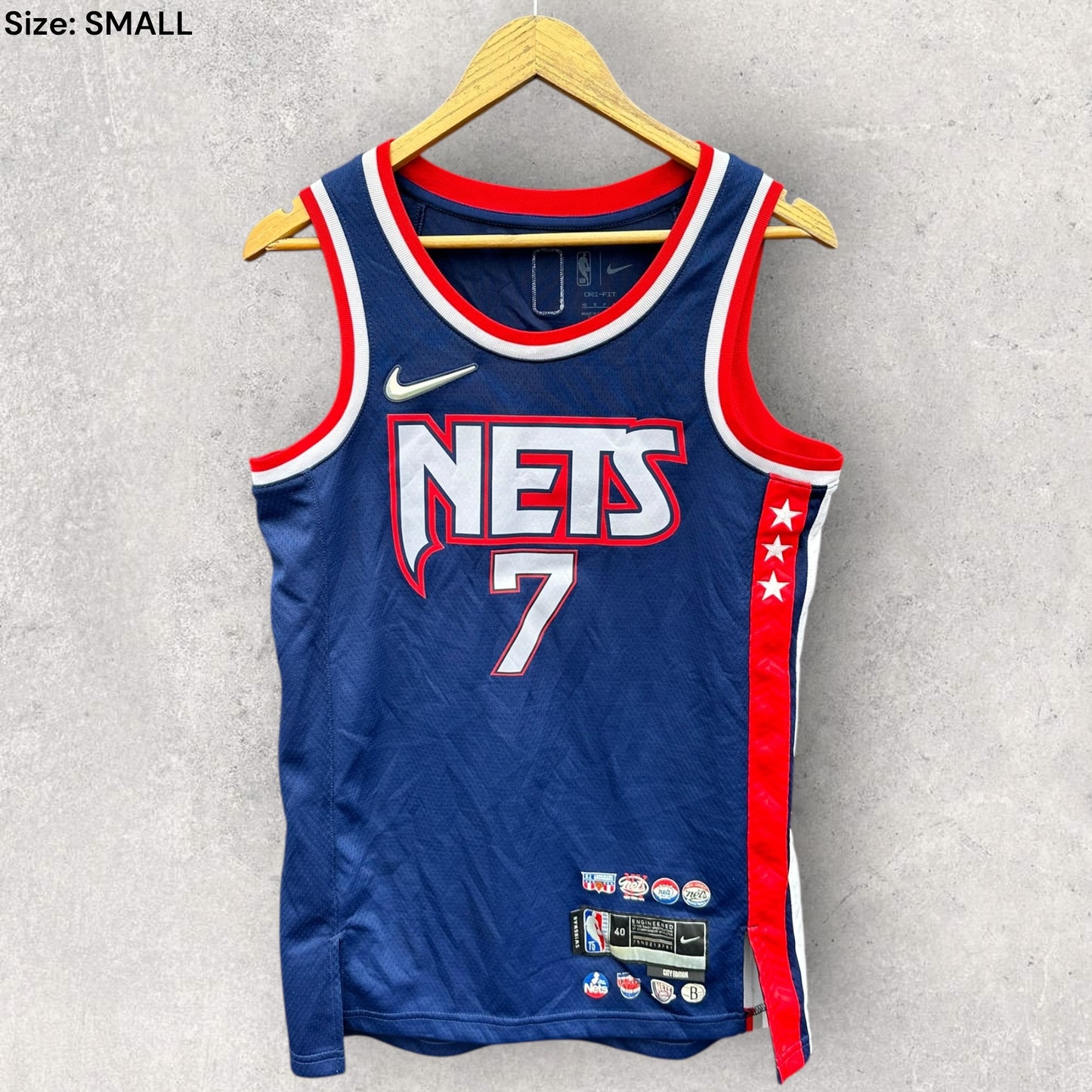 KEVIN DURANT BROOKLYN NETS 2022 NIKE CITY EDITION SWINGMAN NBA JERSEY