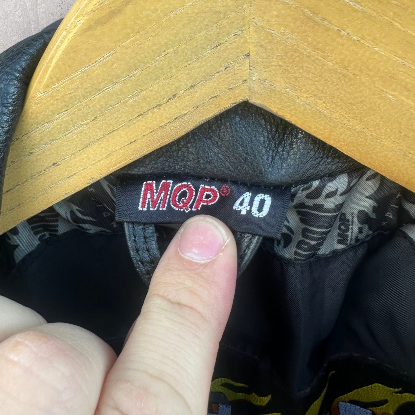 CHROME BANDITS MQP BLACK LEATHER 2003 MOTORBIKE JACKET