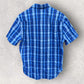 RM WILLIAMS BLUE SHORT SLEEVE CHECKERED SHIRT