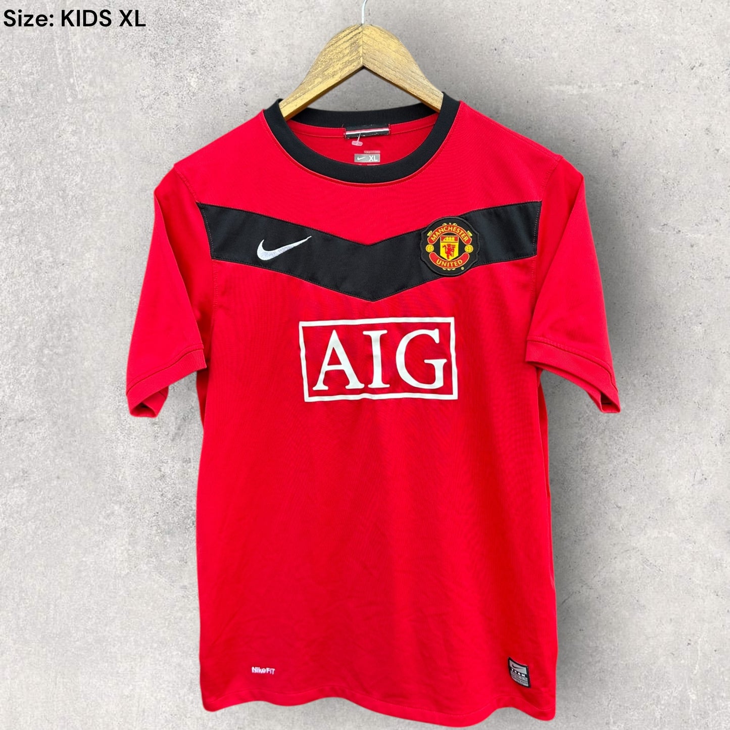 MANCHESTER UNITED 2009-2010 NIKE HOME KIDS JERSEY