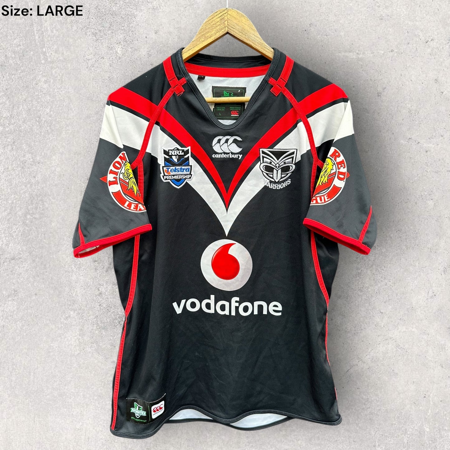 New Zealand Warriors 2012 Canterbury Home NRL Jersey