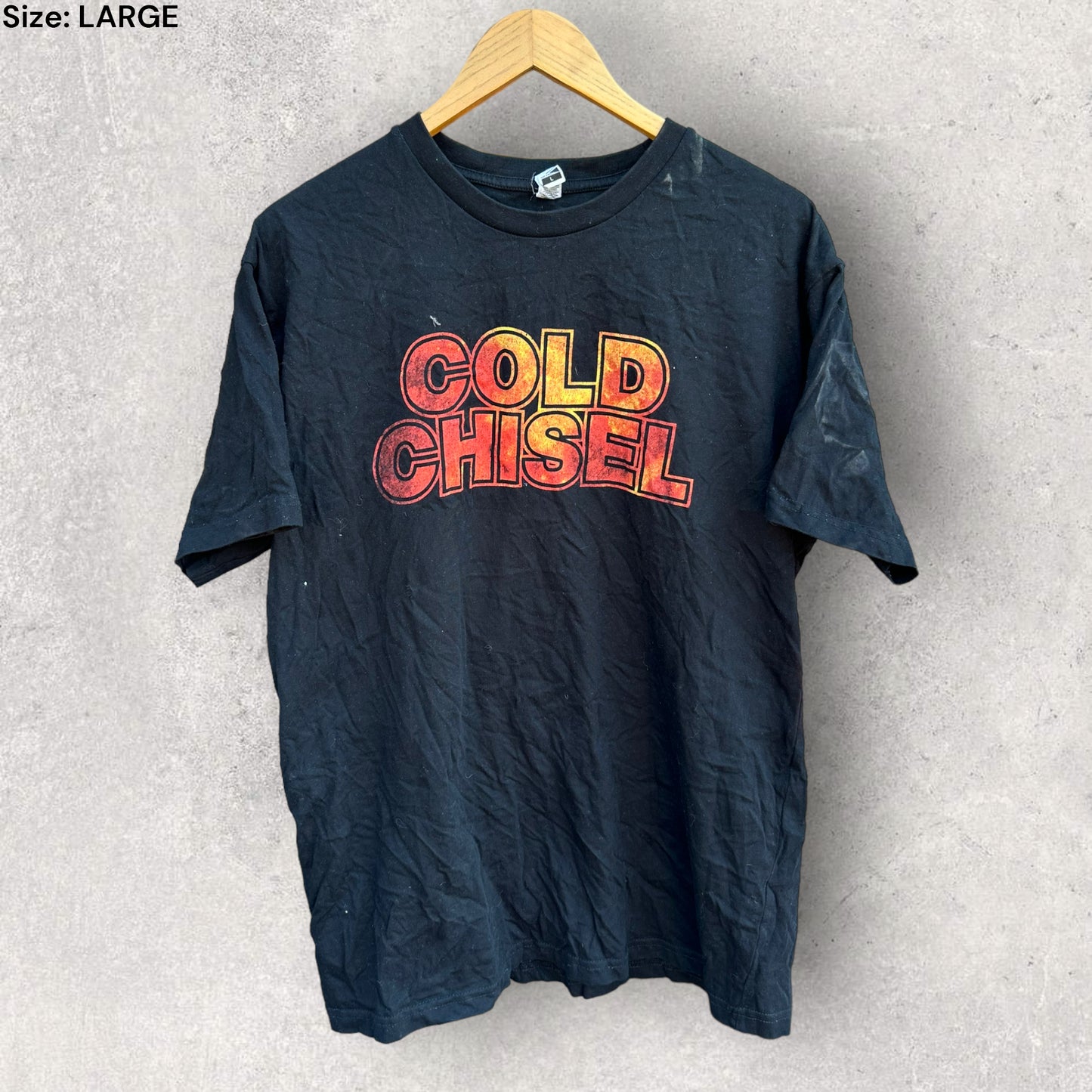 COLD CHISEL 2020 TOUR BLACK T-SHIRT