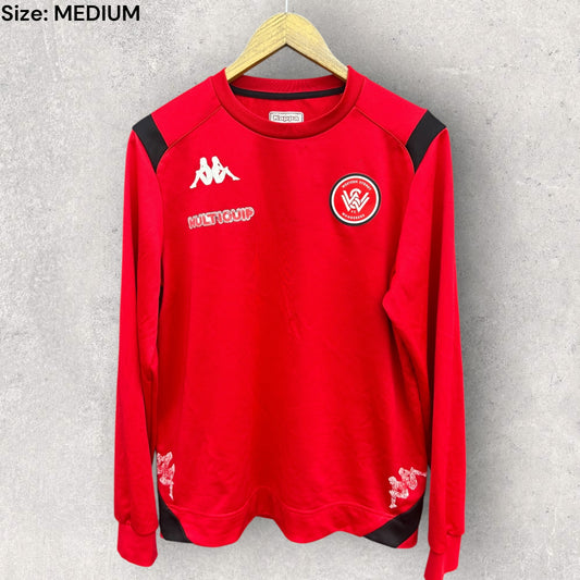 WESTERN SYDNEY WANDERERS KAPPA PULLOVER CREW NECK JUMPER