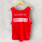 NEWCASTLE KNIGHTS RED PLAYER ISSUED TRAINING SINGLET