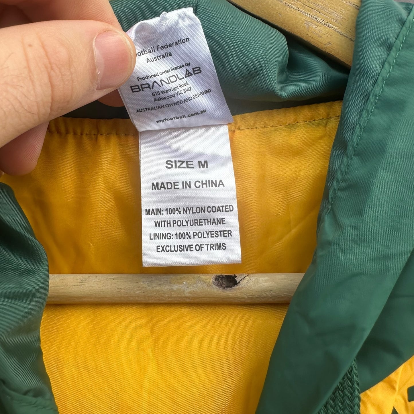 Australian Matildas Windbreaker Hooded Football Jacket