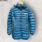 NORTH FACE BLUE PUFFER JACKET