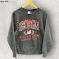 GEORGIA BULLDOGS VINTAGE NCAA BLACK CREWNECK JUMPER