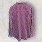 TOMMY HILFIGER LONG SLEEVE RED CHECKERED BUTTON UP SHIRT