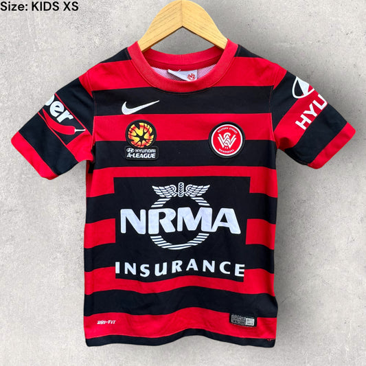 WESTERN SYDNEY WANDERERS 2014-2015 HOME KIDS A LEAGUE JERSEY