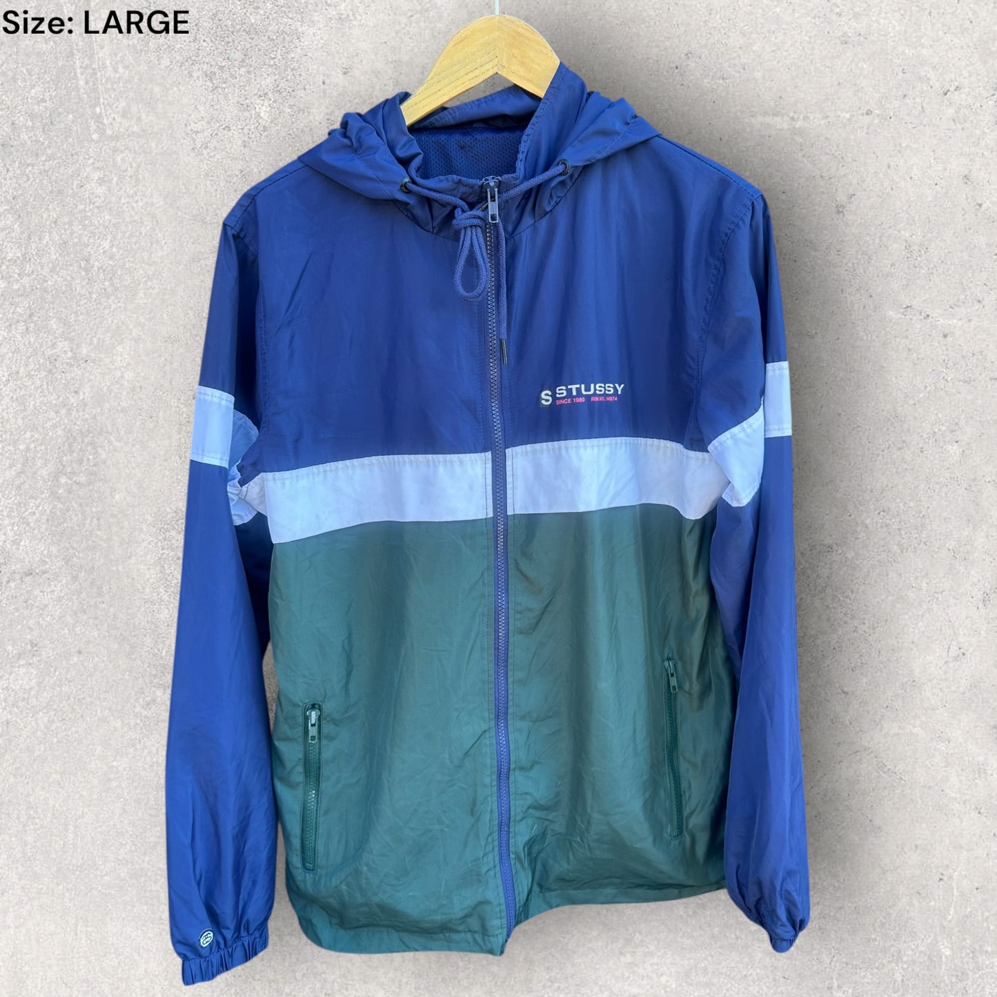 STUSSY WORLDWIDE WINDBREAKER JACKET