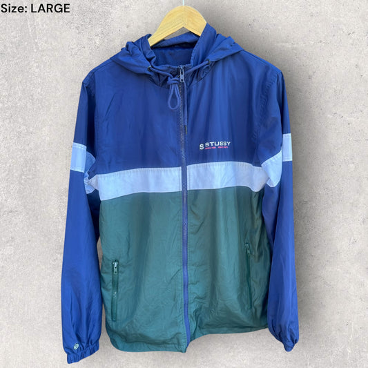 STUSSY WORLDWIDE WINDBREAKER JACKET